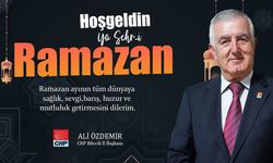 CHP BİLECİK İL BAŞKANI ALİ ÖZDEMİR RAMAZAN AYI’NI KUTLADI