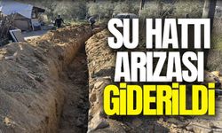 SU HATTI ARIZASI HIZLA GİDERİLDİ