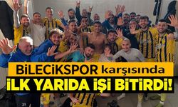 BİLECİKSPOR KARŞISINDA İLK YARIDA İŞİ BİTİRDİ!