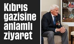 KIBRIS GAZİSİ BİLAL ÖZKAN’A ZİYARET