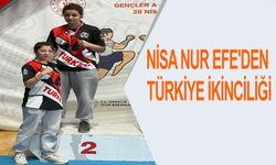 NİSA NUR EFE'DEN TÜRKİYE İKİNCİLİĞİ