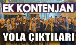 EK KONTENJAN HAKKI ELDE EDEN HACI ADAYLARI KUTSAL TOPRAKLARA UĞURLANDI