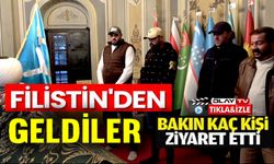 FİLİSTİN'DEN ERTUĞRULGAZİ TÜRBESİ'Nİ ZİYARETE GELDİLER