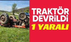 BİLECİK'TE TRAKTÖR KAZASI, 1 KİŞİ YARALANDI