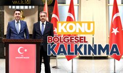 BÖLGESEL KALKINMA VE KAMU HİZMETLER KONULARINDA FİKİR ALIŞVERİŞİNDE BULUNDULAR