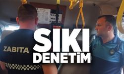 ZABITALAR HALK OTOBÜSLERİNDE DENETLEME YAPTI