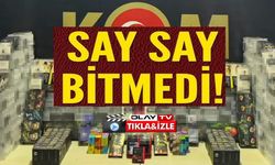 BİLECİK'TE 92 BİN ADET MAKARON ELE GEÇİRİLDİ
