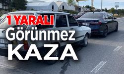 BİLECİK'TE İKİ OTOMOBİL ÇARPIŞTI: 1 YARALI