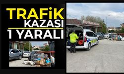 TRAFİK KAZASI 1 YARALI