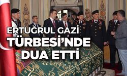 ERTUĞRUL GAZİ TÜRBESİ'NDE DUA ETTİ