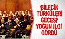 ‘BİLECİK TÜRKÜLERİ GECESİ' YOĞUN İLGİ GÖRDÜ