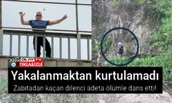 DİLENCİ ÖNDE ZABITA AMİRİ ARKADA ADETA MARATON KOŞUSUNA ÇIKTILAR