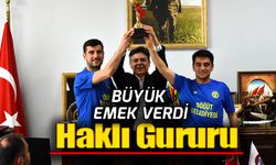 SÖĞÜTSPOR'DAN BAŞKAN DURGUT'A ŞAMPİYONLUK ZİYARETİ
