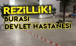 4 YIL ÖNCE AÇILAN HASTANENİN ÇATISI AKIYOR