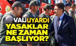 YASAKLAR BAŞLIYOR