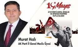MURAT HIZLI,19 MAYIS ATATÜRK’Ü ANMA GENÇLİK VE SPOR BAYRAMI’NI KUTLADI