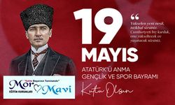 MOR VE MAVİ,19 MAYIS ATATÜRK’Ü ANMA GENÇLİK VE SPOR BAYRAMI’NI KUTLADI