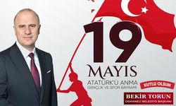 BAŞKAN TORUN,19 MAYIS ATATÜRK’Ü ANMA GENÇLİK VE SPOR BAYRAMI’NI KUTLADI