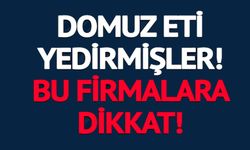 4 İŞLETMEDE DAHA DOMUZ ETİ ORTAYA ÇIKTI