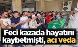 FECİ KAZADA HAYATINI KAYBEDEN GENÇ SÜRÜCÜ TOPRAĞA VERİLDİ