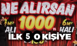 İLK 50 KİŞİYE HALI HEDİYE
