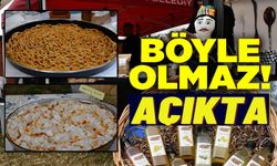 AÇIKTA İKRAM EDİLEN YİYECEKLER TEPKİLERE NEDEN OLDU