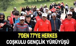 19 MAYIS GENÇLİK HAFTASI'NDA COŞKULU YÜRÜYÜŞ