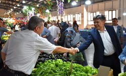 PAZARCI ESNAFI İLE BİR ARAYA GELDİ