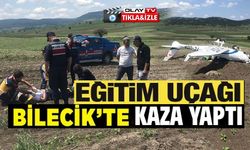 BİLECİK'TE UÇAK KAZASI