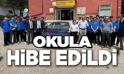 BİLECİK MESLEK LİSESİ'NE EĞİTİM DESTEĞİ, SIFIR KİLOMETRE ARAÇ HİBE EDİLDİ