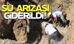 SU ARIZASI GİDERİLDİ