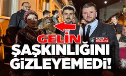 'TAVUK ALMAYA' GİDEN GELİNE OĞLAK VERDİLER, GELİN ŞAŞKINLIĞINI GİZLEYEMEDİ