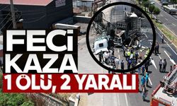 KONTROLDEN ÇIKAN TIR KARŞI ŞERİDE GEÇEREK FACİAYA YOL AÇTI: 1 ÖLÜ, 2 YARALI