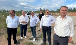 CHP HEYETİ YANGIN BÖLGESİNDE İNCELEME YAPTI