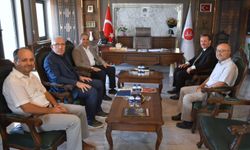 BAŞKAN AYKUT DİLSİZ'DEN MÜFTÜ AHMET DİLEK'E ZİYARET