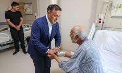 VALİ SÖZER'DEN HASTANEYE MORAL ZİYARETİ
