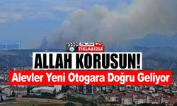 DUMANLAR KENT MERKEZİNE KADAR GELDİ