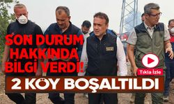 BİLECİK VALİSİ SÖZER: "KUYUBAŞI'NI VE ÖRENKÖY'Ü HAYVANLARIYLA BERABER TAHLİYE EDİYORUZ"