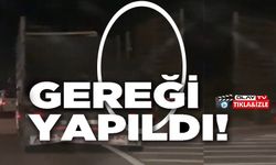 DAMPERİNİN ARKA KAPAĞI AÇIK ŞEKİLDE SEYREDEN KAMYONUN SÜRÜCÜSÜNE CEZA