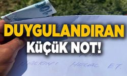 KARPUZ ÜRETİCİSİ TARLASINDA GÖRDÜĞÜ NOT KARŞISINDA DUYGULANDI