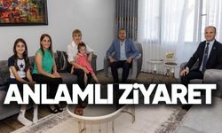 İL MÜDÜRÜ YILMAZ'DAN VE EŞİNDEN GAZİ HALİL ER VE AİLESİNE ZİYARET