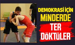 DEMOKRASİ İÇİN MİNDERDE TER DÖKTÜLER
