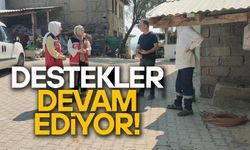 YANGIN BÖLGESİNE PSİKOSOSYAL DESTEK ELİ