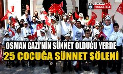 OSMAN GAZİ'NİN SÜNNET OLDUĞU KUYULU MESCİT'TE 529 YILLIK GELENEK YAŞATILDI