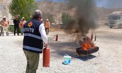 İTFAİYE MÜDÜRLÜĞÜ'NDEN UYGULAMALI EĞİTİM