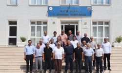 MUHTARLARDAN İL JANDARMA KOMUTANI'NA ZİYARET