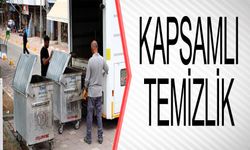 SÖĞÜT'TE TEMİZ ÇEVRE İÇİN KONTEYNERLER DEZENFEKTE EDİLİYOR