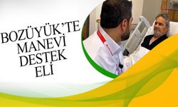 BOZÜYÜK DEVLET HASTANESİ'NDEN HASTALARA MANEVİ DESTEK ELİ