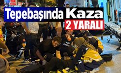 TRAFİK KAZASINDA 2 KİŞİ YARALANDI