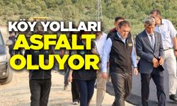KÖY YOLLARINA ASFALT SERİM ÇALIŞMALARI YAPILIYOR